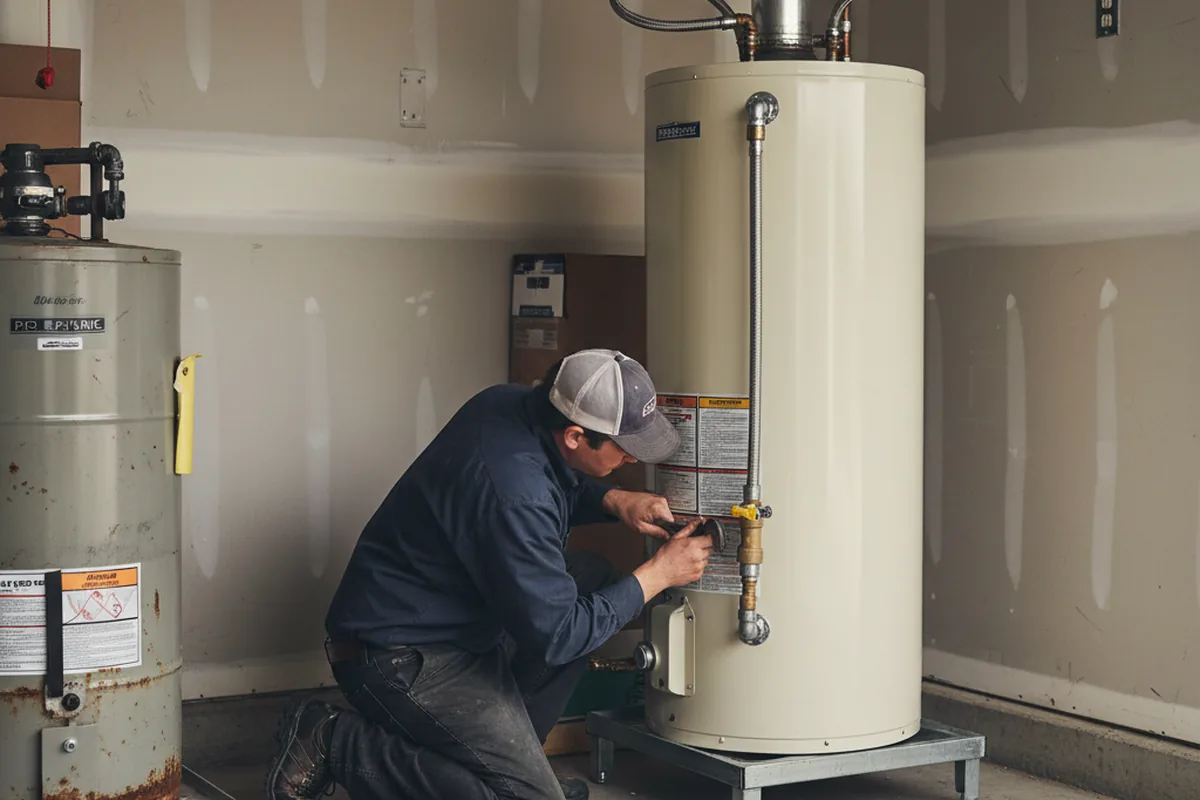 Water heater and shutoff valve replacement in Penitas